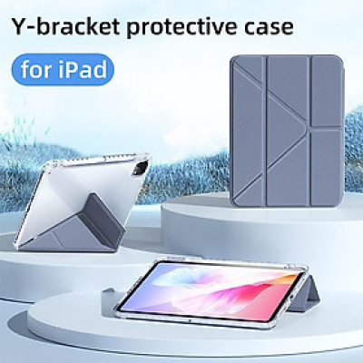 Bao Da Cho iPad Pro 11 M4 2024 | iPad Gen 10 2022 | iPad Pro 11 M1 / M2 | iPad Pro 13 inch M4 ,iPad Air 4 Air 5 Ai6 M2 2024 Gập chữ Y Đa Năng lưng trong chống sốc chống ố hiệu Mutural Defender Case - Hàng chính hãng
