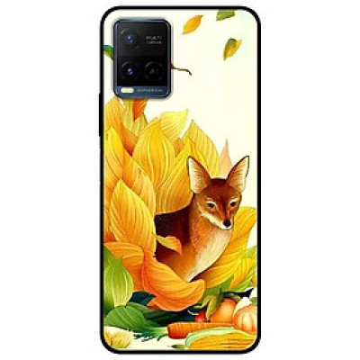 Ốp lưng dành cho Vivo Y21 - Vivo Y21s mẫu Cáo Ngồi