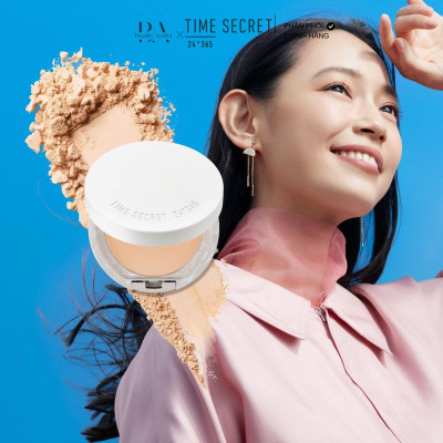 Phấn Phủ Dạng Nén Chống Nắng, Kiềm Dầu Dưỡng Ẩm Time Secret Mineral Pressed Powder R
