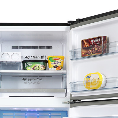 Tủ lạnh Panasonic Diệt Khuẩn 366L NR-TL381GVKV Lấy Nước Ngoài Kháng Khuẩn -  Bộ Cảm biến Econavi - Ngăn Đá Trên - Hàng Chính Hãng