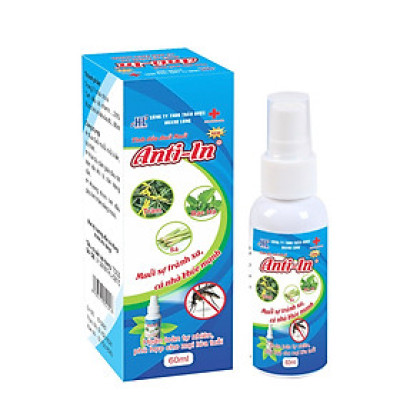 Tinh dầu đuổi muỗi Anti-In 60ml - Sả chanh