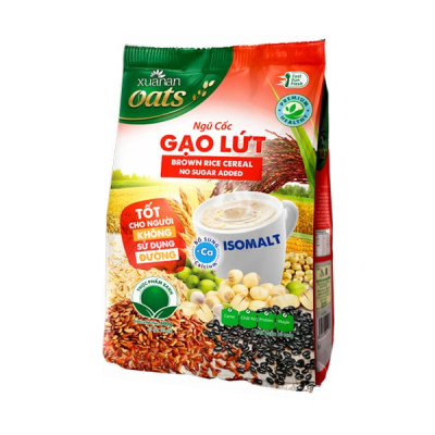 Combo 3 túi: Ngũ Cốc Óc Chó Mè Đen+Gạo Lức No Sugar+Yến Mạch Hạnh Nhân[ít đường 400gr](Tặng Kèm 2 Túi Yến Mạch 150G)