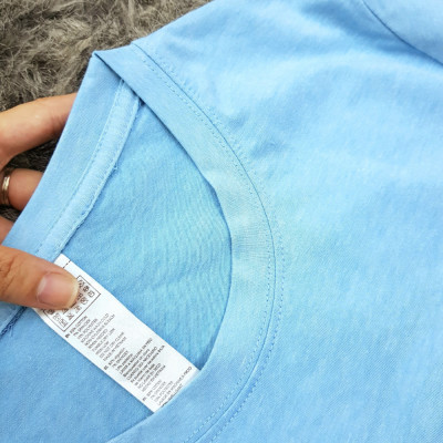 Áo thun nam nữ 80% Cotton Blue13