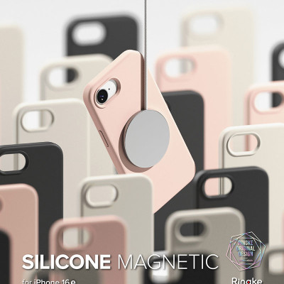 Ốp lưng dành cho iPhone 16e RINGKE Silicone Magnetic - Hàng Chính Hãng