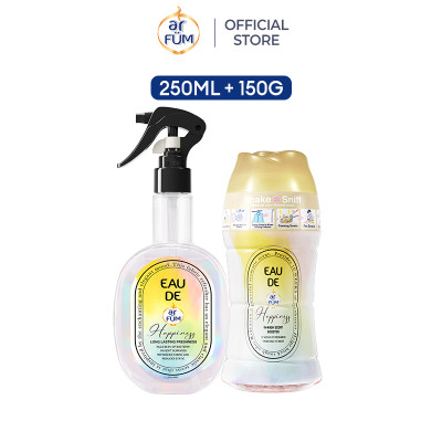 [Special Edition] Combo chăm sóc quần áo hương nước hoa arFUM: Hạt Xả Thơm Làm Mềm Vải Và Chống Tĩnh Điện (150gr) & Xịt thơm quần áo lưu hương lâu, khử mùi hiệu quả (150ml)