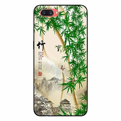 Ốp lưng in cho Realme C1 Tranh Làng Tre
