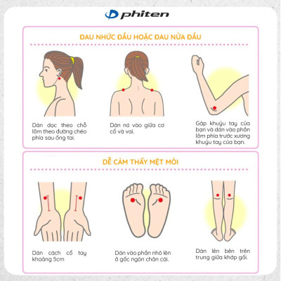 Miếng dán giảm đau Metax Phiten metax tape (50 miếng) PT730000