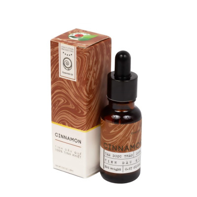 Tinh dầu Quế Tâm Dược Thảo 20ml - 100% tự nhiên và nguyên chất
