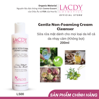Sữa rửa mặt dành cho mọi loại da kể cả da nhạy cảm (không bọt) - L500 GENTLE NON-FOAMING CREAM CLEANSER 200ml