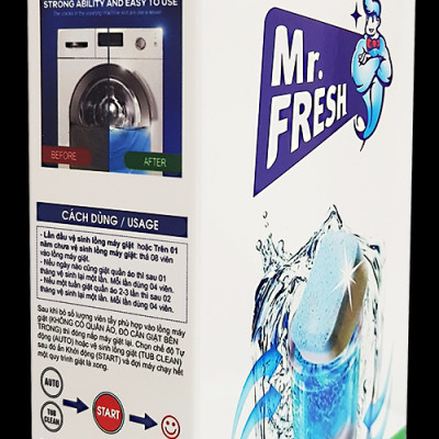 Hộp 16 viên tẩy lồng máy giặt Mr Fresh 240g (15g/viên)