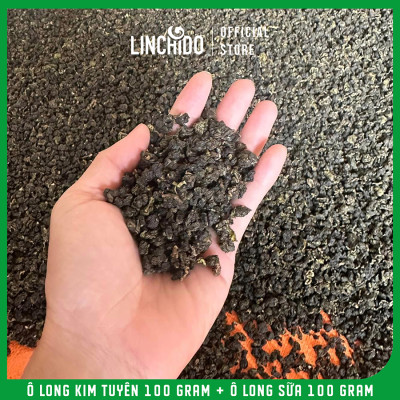 Combo 2 Hộp Trà Ô Long Kim Tuyên Và Ô Long Sữa - Hộp 100Gram