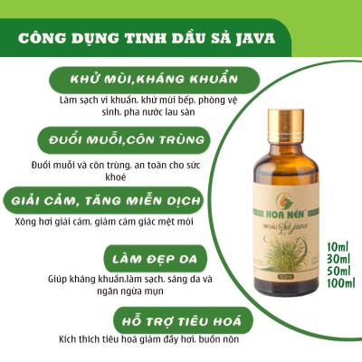 Tinh dầu sả java 30ml - Hoa Nén
