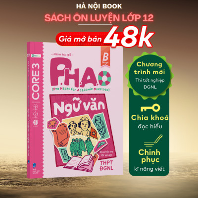 [COMBO]Bộ 2 cuốn sách P.H.A.O Ngữ văn + P.H.A.O Lịch sử Ôn thi TNTHPT, ĐGNL