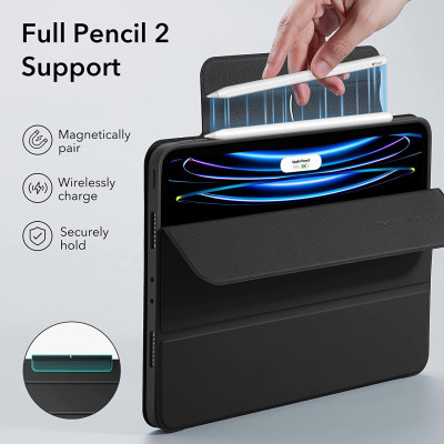 Bao Da dành cho iPad Pro 11 inch 2022 ESR Rebound Hybrid Case 360 - Hàng Chính Hãng
