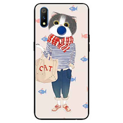 Ốp lưng in cho Realme 3 Mẫu Nobi Nền Vàng
