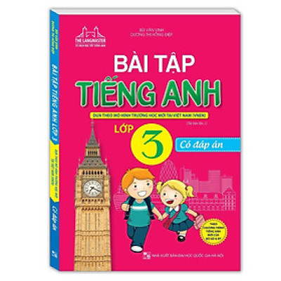 Sách Màu - Bài Tập Tiếng Anh Lớp 3 - Minh Thắng