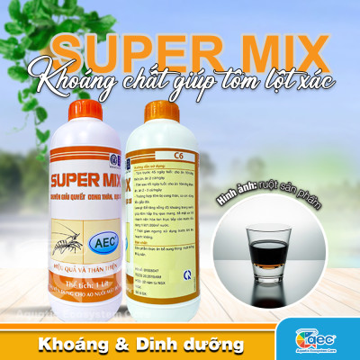 Super Mix – Khoáng chất giúp tôm phát triển nhanh, lột xác đều và cứng vỏ