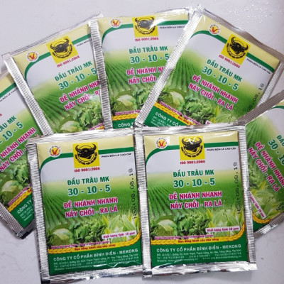 Phân bón lá Đầu trâu MK NPK 30-10-5 giúp nảy chồi ra lá