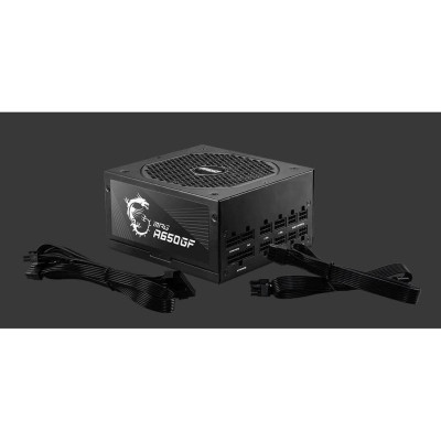 Nguồn máy tính MSI MPG A650GF 650W - 80 Plus Gold - Full modular- Hàng Chính Hãng
