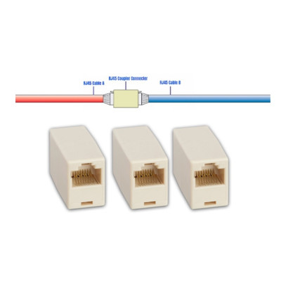 combo 5 cái đầu nối dài dây mạng LAN RJ45 - Hàng chính hãng