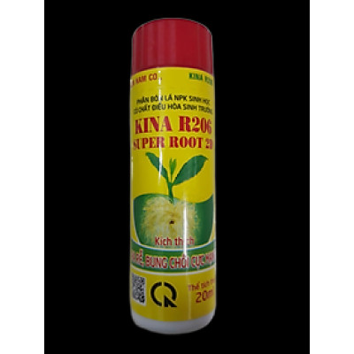 Phân bón NPK sinh học KINA R206 kích thích RA RỄ BUNG CHỒI cực mạnh Chai 20ml
