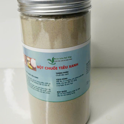 Bột chuối tiêu xanh (Bột chuối tiêu) - Sản phẩm tự nhiên