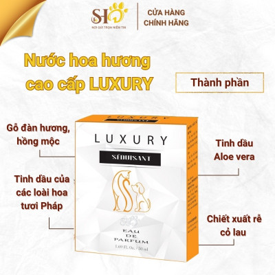Nước Hoa Cao Cấp Cho Chó Mèo LUXURY 50ml