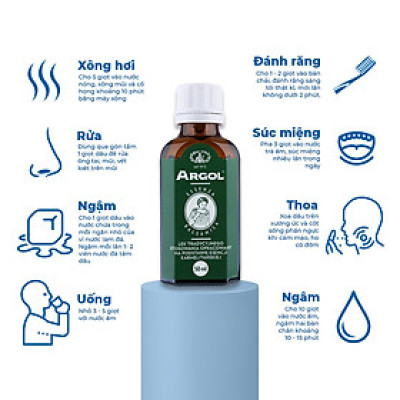 Tinh Dầu Argol Ba Lan, hỗ trợ giảm viêm mũi dị ứng, ho dai dẳng, chóng mặt