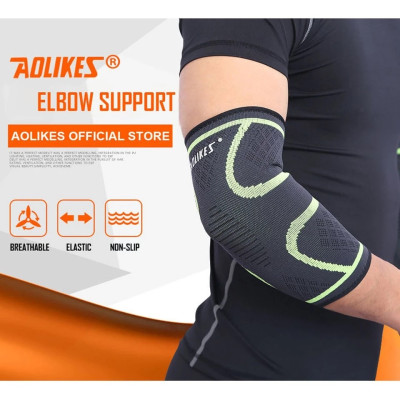 Băng bảo vệ khuỷu tay AOLIKES 7547 co dãn đàn hồi sport elbow support