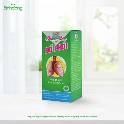 Combo 6 chai Thiên Môn Bổ Phổi Dược Bình Đông Chai 90ml dành cho Trẻ em – Giảm ho, Bổ phổi