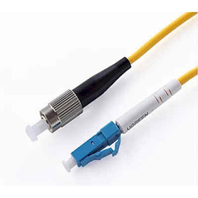 Ugreen UG70800NW129TK 3M Màu Vàng Cáp nhảy quang chuẩn Single Mode LC-FC - HÀNG CHÍNH HÃNG