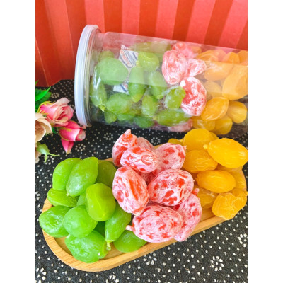 Xí Muội Hồng Đào Mix 3 Vị Viettin Mart 500Gr