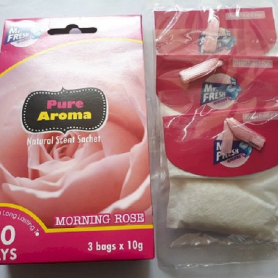 Combo 3 Hộp 9 túi thơm phòng Mr. Fresh Hàn Quốc hương ngàn hoa khử mùi tủ quần áo (10g/gói)