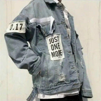 Áo khoác jean nữ Just one more bao chất cá tính-A3124