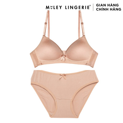 Bộ Đồ Lót Cotton Không Gọng Thoải Mái Tự Tin MiLey Lingerie BRW09015_BCS0904 - 38B