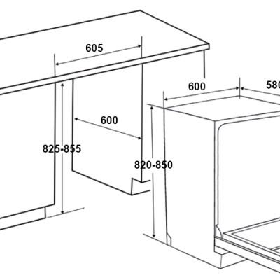 Máy Rửa Bát 13 Bộ LORCA LF 3E7DWS-05 Hàng Nhập Khẩu Nguyên Chiếc Thổ Nhĩ Kỳ Chính Hãng Cao Cấp