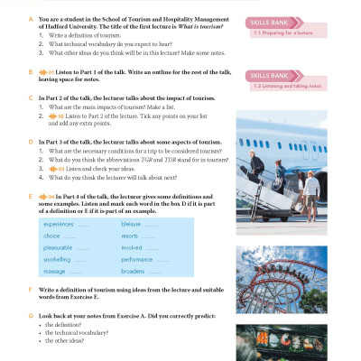 English for Tourism and Hospitality in Higher Education Studies - Course Book