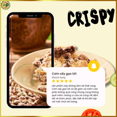 CƠM SẤY GẠO LỨT TÂN LỘC PHÁT BỊCH 130G