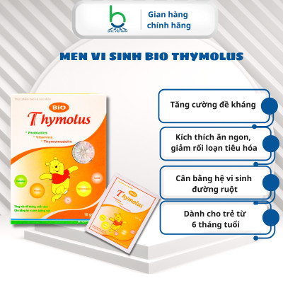 Men Vi Sinh Bio Thymolus Giúp Bé Ăn Ngon, Hỗ Trợ Tiêu Hóa, Tăng Cường Đề Kháng cho trẻ từ 6 tháng