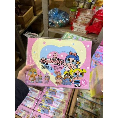 Hộp 12 túi mù FullBox Powerpuff Girls mini quà tặng cho các bé mô hình mini