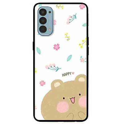 Ốp lưng dành cho Reno 4 mẫu Gái Happy