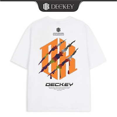 Áo Thun Cotton Unisex Nam Nữ Form Rộng DECKEY SCRATCH