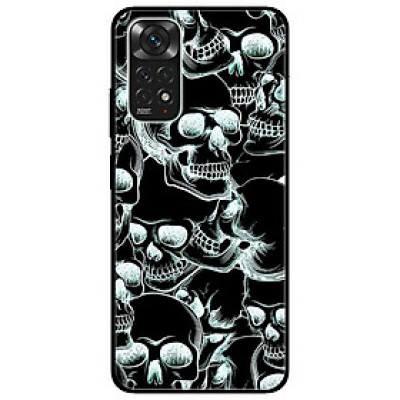 Ốp lưng dành cho Xiaomi Redmi Note 11 4G - Lâu Trắng Đen
