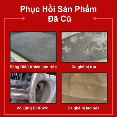   Dung Dịch Dưỡng, Phục Hồi Nhựa Nhám, Làm Đen nhựa nhám, Làm Mới Ghế Da DASHBOARD WAXING 450ml