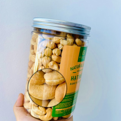 Hạt Điều Rang Mộc Vị Tự Nhiên - Thương Hiệu Holinut/500gr
