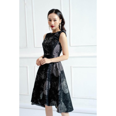 Đầm hoa xòe Mullet Tri