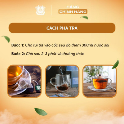 Trà Ô long Sâm Dây Ngọc Linh túi lọc thơm ngon 30g