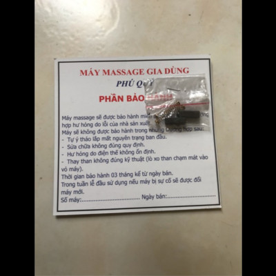 Máy massage cầm tay Phú Quý (tặng kèm 1 bộ than)