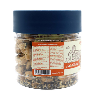 Hạt điều vị mè LAFOOCO 200g/ hũ Sesame cashews