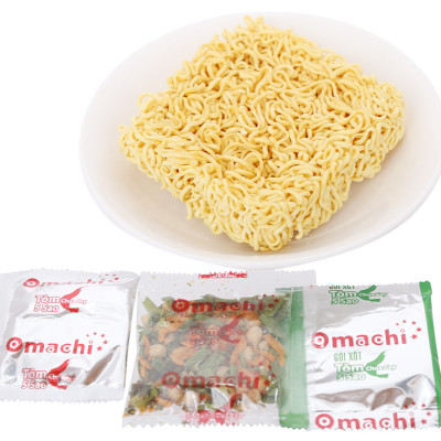 Thùng 30 gói mì khoai tây Omachi tôm chua cay 5 sao 78g
